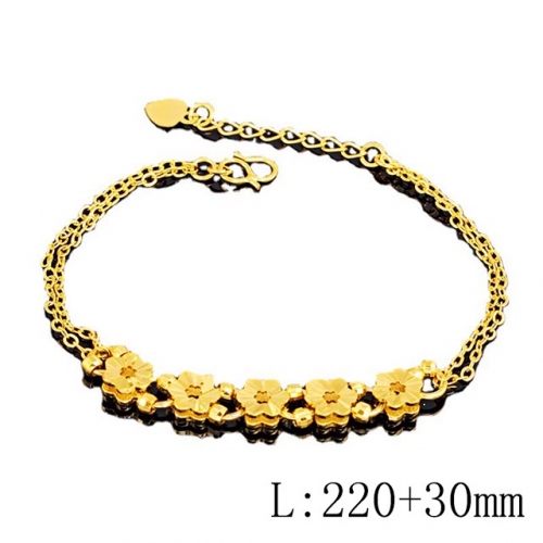 BC Wholesale 24K Gold Jewelry Women's Bracelets Cheap Jewelry Alluvial Gold Jewelry Bracelets NO.#CJ4BDB222