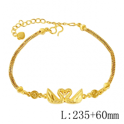 BC Wholesale 24K Gold Jewelry Women's Bracelets Cheap Jewelry Alluvial Gold Jewelry Bracelets NO.#CJ4BL005