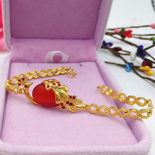 BC Wholesale 24K Gold Jewelry Women's Bracelets Cheap Jewelry Alluvial Gold Jewelry Bracelets NO.#CJ4BCG005