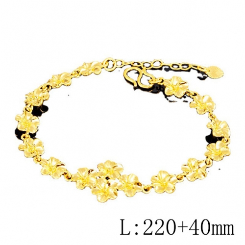 BC Wholesale 24K Gold Jewelry Women's Bracelets Cheap Jewelry Alluvial Gold Jewelry Bracelets NO.#CJ4BCV222