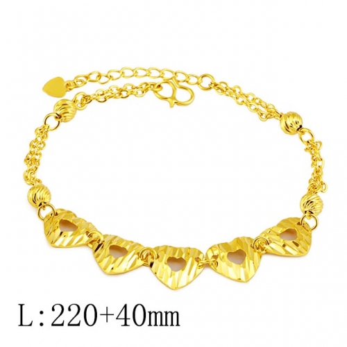 BC Wholesale 24K Gold Jewelry Women's Bracelets Cheap Jewelry Alluvial Gold Jewelry Bracelets NO.#CJ4BDN222