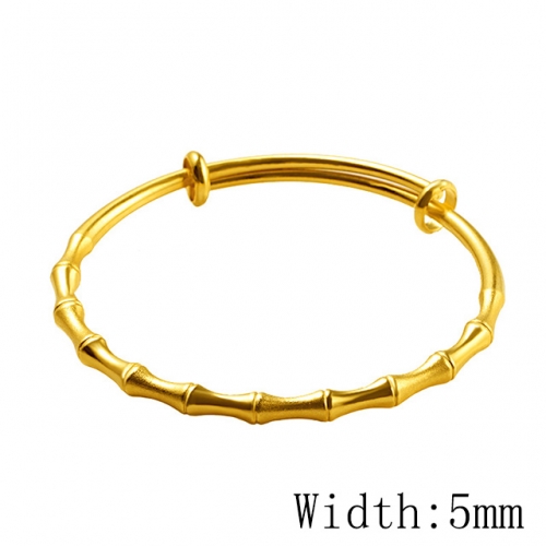 BC Wholesale 24K Gold Jewelry Women's Bangles Cheap Jewelry Alluvial Gold Jewelry Bangles NO.#CJ4BH002588