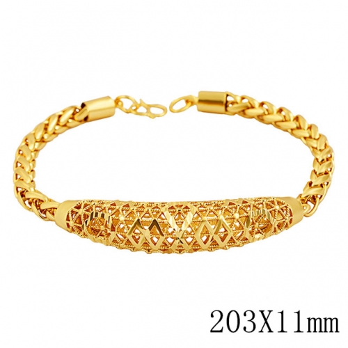 BC Wholesale 24K Gold Jewelry Women's Bracelets Cheap Jewelry Alluvial Gold Jewelry Bracelets NO.#CJ4BASJ222