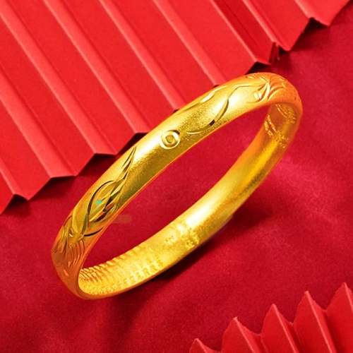 BC Wholesale 24K Gold Jewelry Women's Bangles Cheap Jewelry Alluvial Gold Jewelry Bangles NO.#CJ4BAX002588