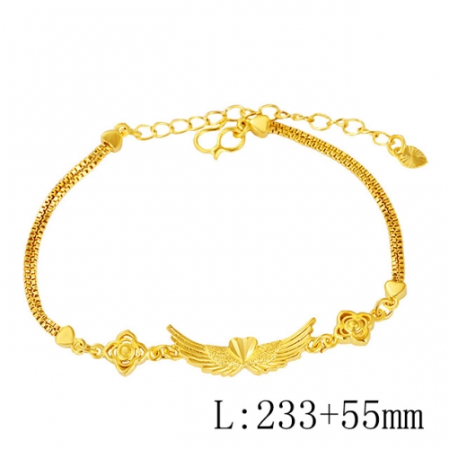 BC Wholesale 24K Gold Jewelry Women's Bracelets Cheap Jewelry Alluvial Gold Jewelry Bracelets NO.#CJ4BAQ005