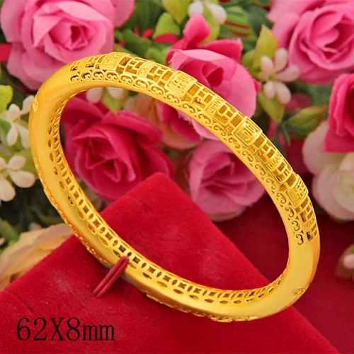 BC Wholesale 24K Gold Jewelry Women's Bangles Cheap Jewelry Alluvial Gold Jewelry Bangles NO.#CJ4BM002588