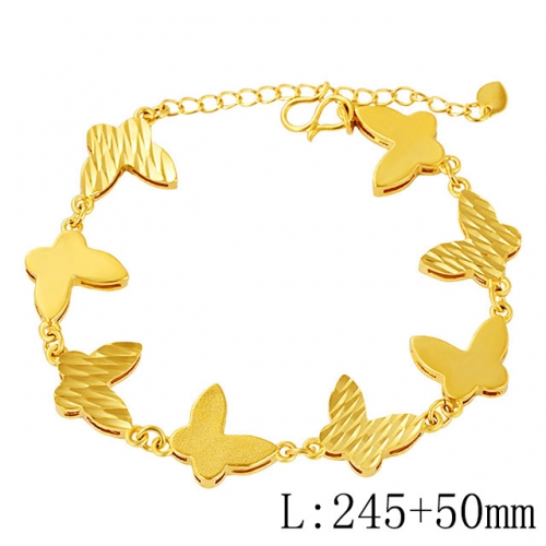 BC Wholesale 24K Gold Jewelry Women's Bracelets Cheap Jewelry Alluvial Gold Jewelry Bracelets NO.#CJ4BH005