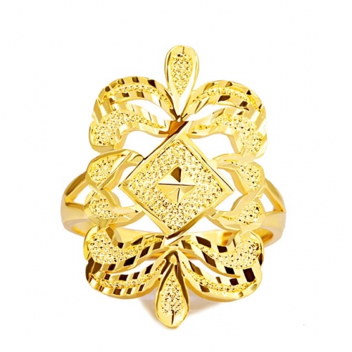 BC Wholesale 24K Gold Jewelry Women's Rings Cheap Jewelry Alluvial Gold Rings Jewelry Open Rings NO.#CJ4RVC025158