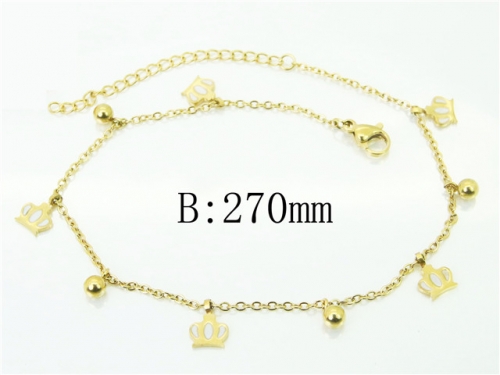 BC Wholesale Anklets Jewelry Stainless Steel 316L Anklets NO.#BC43B0161MC