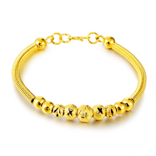 BC Wholesale 24K Gold Jewelry Women's Bangles Cheap Jewelry Alluvial Gold Jewelry Bangles NO.#CJ4BDM002588