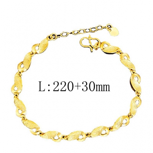 BC Wholesale 24K Gold Jewelry Women's Bracelets Cheap Jewelry Alluvial Gold Jewelry Bracelets NO.#CJ4BDA222