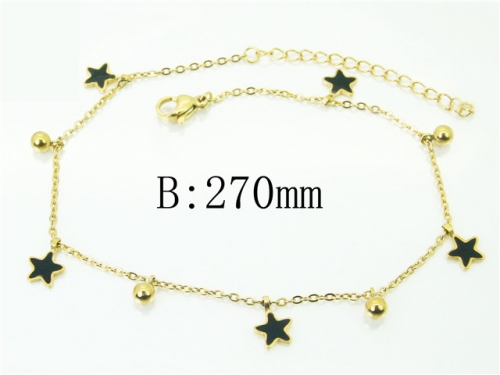 BC Wholesale Anklets Jewelry Stainless Steel 316L Anklets NO.#BC43B0153MG