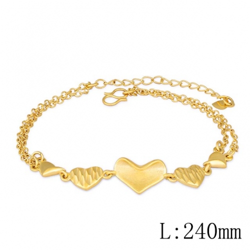 BC Wholesale 24K Gold Jewelry Women's Bracelets Cheap Jewelry Alluvial Gold Jewelry Bracelets NO.#CJ4BY333