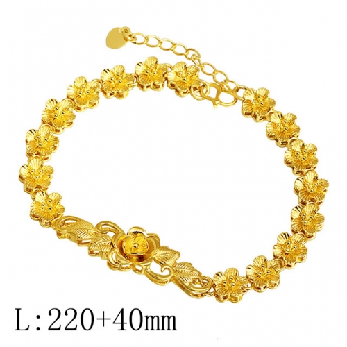 BC Wholesale 24K Gold Jewelry Women's Bracelets Cheap Jewelry Alluvial Gold Jewelry Bracelets NO.#CJ4BAZ222