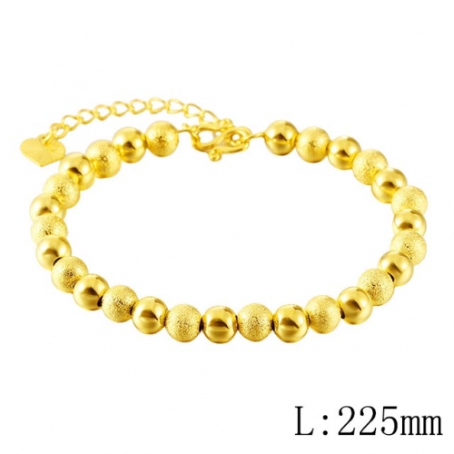 BC Wholesale 24K Gold Jewelry Women's Bracelets Cheap Jewelry Alluvial Gold Jewelry Bracelets NO.#CJ4BCD005