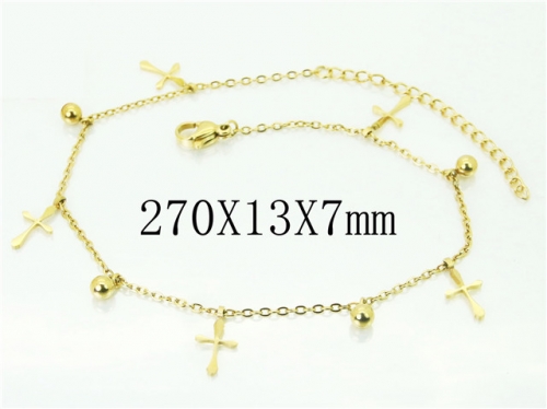 BC Wholesale Anklets Jewelry Stainless Steel 316L Anklets NO.#BC43B0242LLY