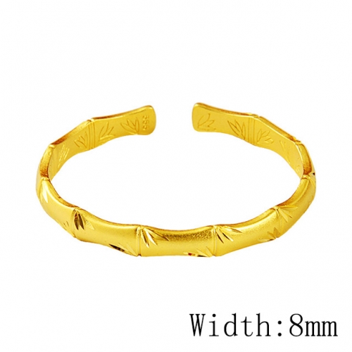 BC Wholesale 24K Gold Jewelry Women's Bangles Cheap Jewelry Alluvial Gold Jewelry Bangles NO.#CJ4BJ002588