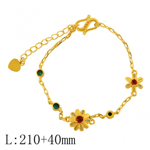 BC Wholesale 24K Gold Jewelry Women's Bracelets Cheap Jewelry Alluvial Gold Jewelry Bracelets NO.#CJ4BY222