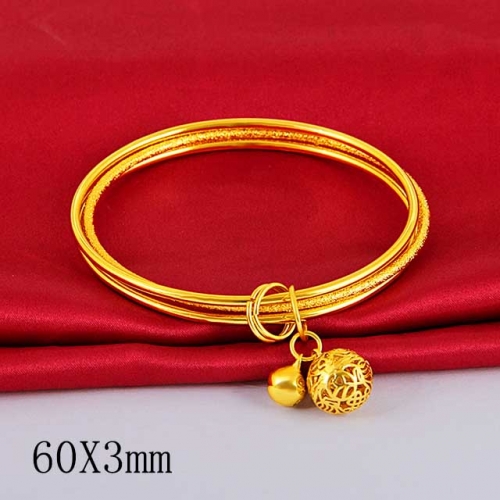 BC Wholesale 24K Gold Jewelry Women's Bangles Cheap Jewelry Alluvial Gold Jewelry Bangles NO.#CJ4BH85456513132