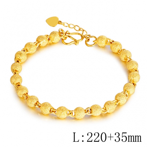 BC Wholesale 24K Gold Jewelry Women's Bracelets Cheap Jewelry Alluvial Gold Jewelry Bracelets NO.#CJ4BI005