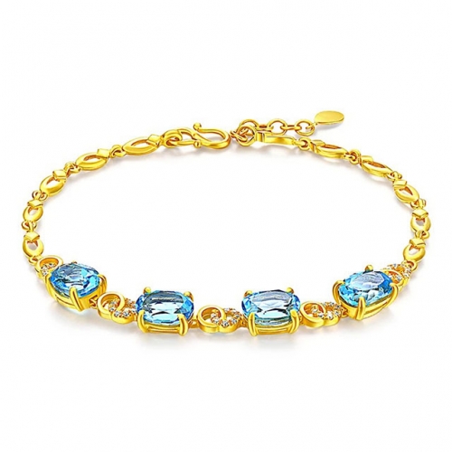 BC Wholesale 24K Gold Jewelry Women's Bracelets Cheap Jewelry Alluvial Gold Jewelry Bracelets NO.#CJ4BCB222