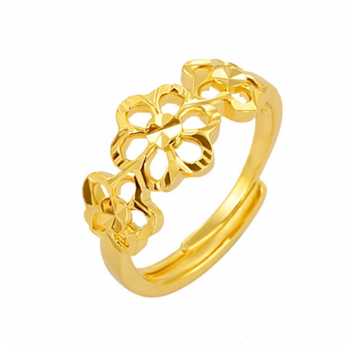 BC Wholesale 24K Gold Jewelry Women's Rings Cheap Jewelry Alluvial Gold Rings Jewelry Open Rings NO.#CJ4RMN025158