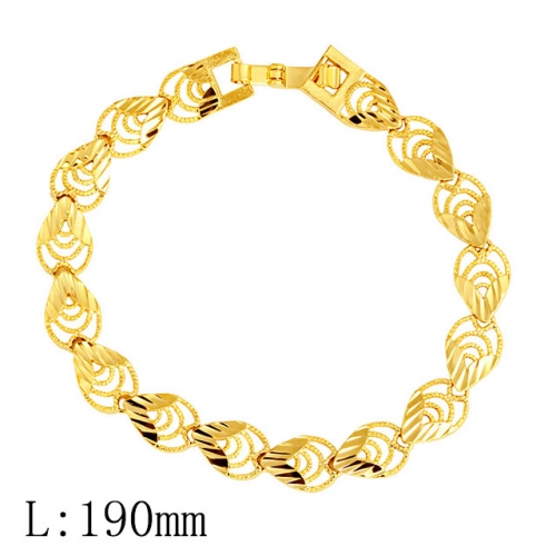 BC Wholesale 24K Gold Jewelry Women's Bracelets Cheap Jewelry Alluvial Gold Jewelry Bracelets NO.#CJ4BCQ222