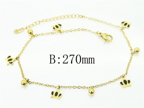 BC Wholesale Anklets Jewelry Stainless Steel 316L Anklets NO.#BC43B0162MW