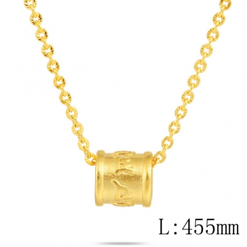 BC Wholesale 24K Gold Jewelry Women's Necklaces Cheap Jewelry Alluvial Gold Jewelry Necklaces NO.#CJ4ND22332