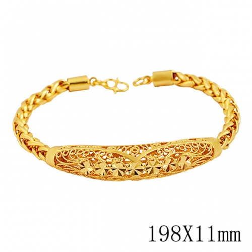 BC Wholesale 24K Gold Jewelry Women's Bracelets Cheap Jewelry Alluvial Gold Jewelry Bracelets NO.#CJ4BAP222