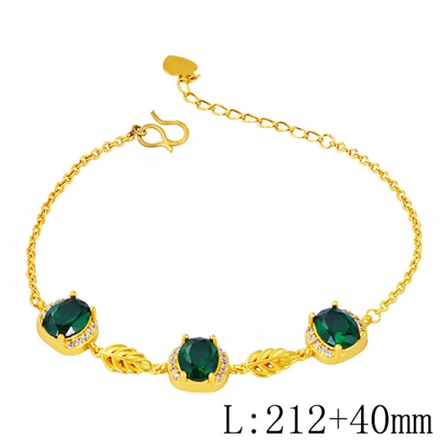 BC Wholesale 24K Gold Jewelry Women's Bracelets Cheap Jewelry Alluvial Gold Jewelry Bracelets NO.#CJ4BX005