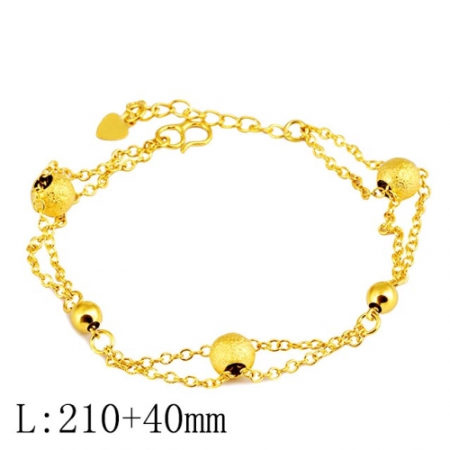 BC Wholesale 24K Gold Jewelry Women's Bracelets Cheap Jewelry Alluvial Gold Jewelry Bracelets NO.#CJ4BDJ222