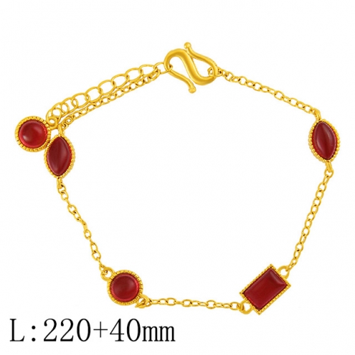 BC Wholesale 24K Gold Jewelry Women's Bracelets Cheap Jewelry Alluvial Gold Jewelry Bracelets NO.#CJ4BZ222