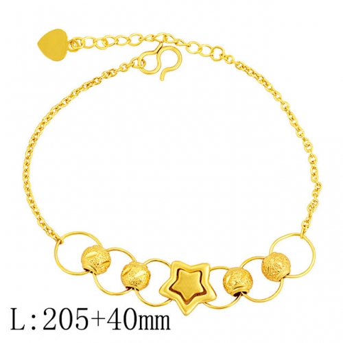 BC Wholesale 24K Gold Jewelry Women's Bracelets Cheap Jewelry Alluvial Gold Jewelry Bracelets NO.#CJ4BF8888