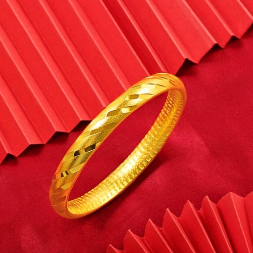 BC Wholesale 24K Gold Jewelry Women's Bangles Cheap Jewelry Alluvial Gold Jewelry Bangles NO.#CJ4BAW002588