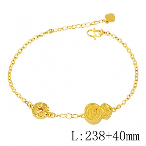 BC Wholesale 24K Gold Jewelry Women's Bracelets Cheap Jewelry Alluvial Gold Jewelry Bracelets NO.#CJ4BAN005