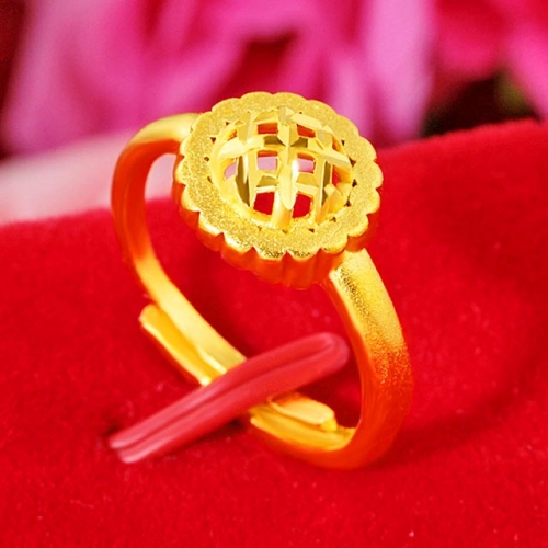 BC Wholesale 24K Gold Jewelry Women's Rings Cheap Jewelry Alluvial Gold Rings Jewelry Open Rings NO.#CJ4RZ0012