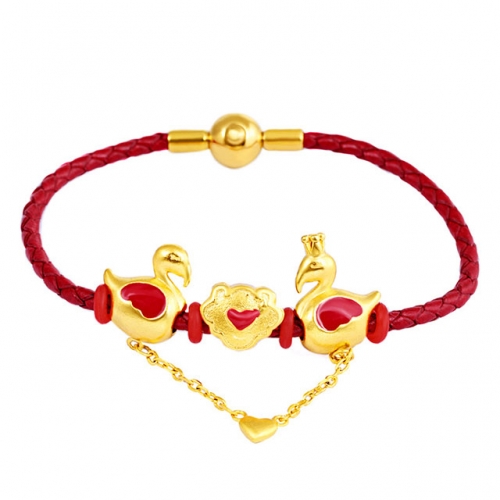 BC Wholesale 24K Gold Jewelry Women's Bracelets Cheap Jewelry Alluvial Gold Jewelry Bracelets NO.#CJ4BCG222
