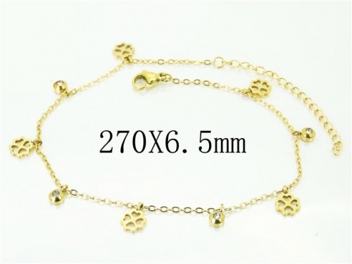 BC Wholesale Anklets Jewelry Stainless Steel 316L Anklets NO.#BC43B0252LLZ