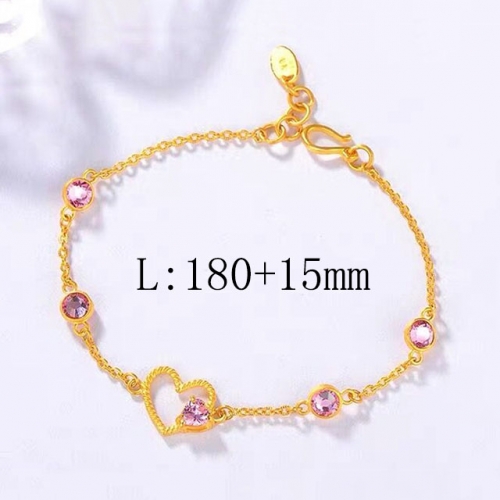 BC Wholesale 24K Gold Jewelry Women's Bracelets Cheap Jewelry Alluvial Gold Jewelry Bracelets NO.#CJ4BAY222