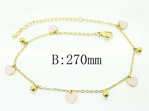 BC Wholesale Anklets Jewelry Stainless Steel 316L Anklets NO.#BC43B0149MR