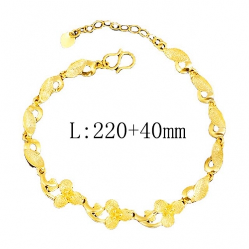 BC Wholesale 24K Gold Jewelry Women's Bracelets Cheap Jewelry Alluvial Gold Jewelry Bracelets NO.#CJ4BDC222