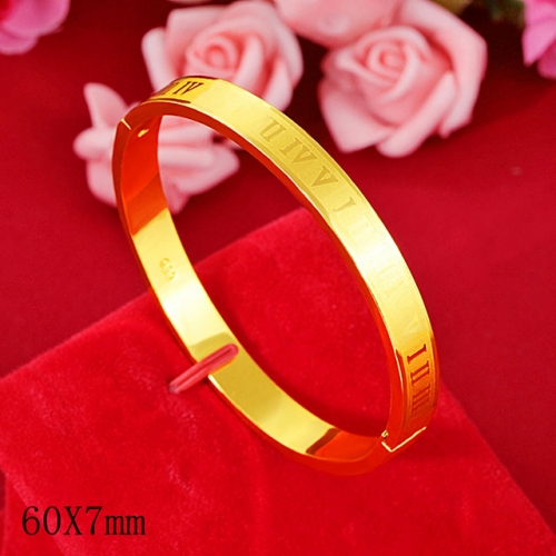 BC Wholesale 24K Gold Jewelry Women's Bangles Cheap Jewelry Alluvial Gold Jewelry Bangles NO.#CJ4BK85456513132