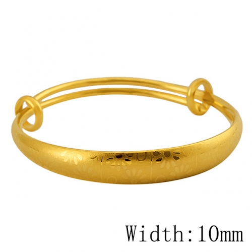 BC Wholesale 24K Gold Jewelry Women's Bangles Cheap Jewelry Alluvial Gold Jewelry Bangles NO.#CJ4B85456513132