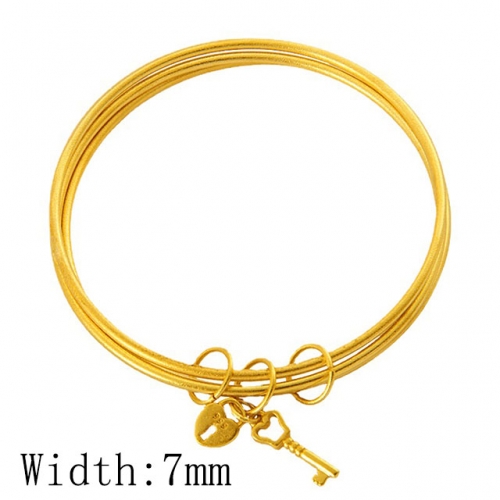 BC Wholesale 24K Gold Jewelry Women's Bangles Cheap Jewelry Alluvial Gold Jewelry Bangles NO.#CJ4BCE002588