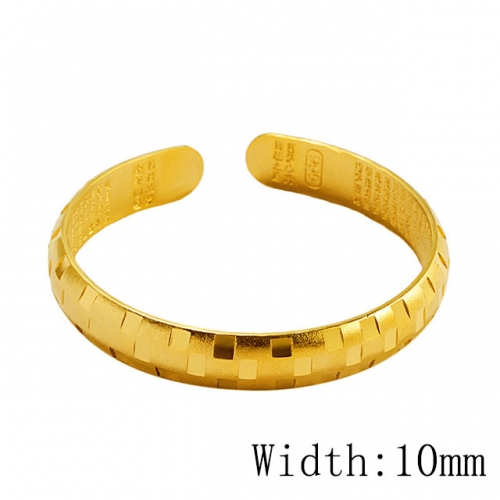 BC Wholesale 24K Gold Jewelry Women's Bangles Cheap Jewelry Alluvial Gold Jewelry Bangles NO.#CJ4BCG002588