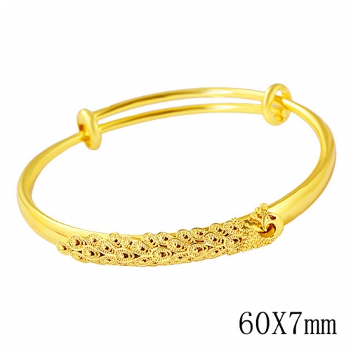 BC Wholesale 24K Gold Jewelry Women's Bangles Cheap Jewelry Alluvial Gold Jewelry Bangles NO.#CJ4BK002588