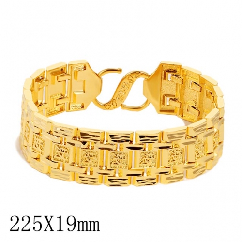 BC Wholesale 24K Gold Jewelry Women's Bracelets Cheap Jewelry Alluvial Gold Jewelry Bracelets NO.#CJ4B111