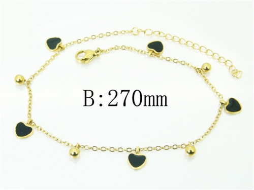 BC Wholesale Anklets Jewelry Stainless Steel 316L Anklets NO.#BC43B0150ME