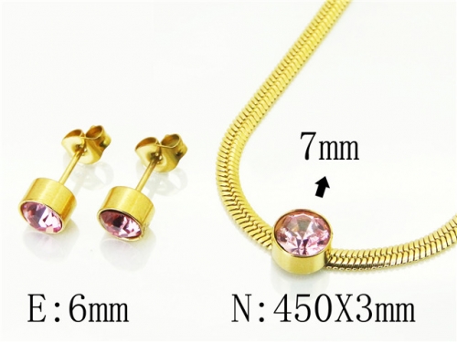 BC Wholesale Fashion Jewelry Sets Stainless Steel 316L Jewelry Sets NO.#BC87S0575KE